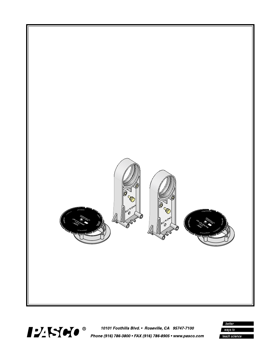 PASCO OS-8523 SLIT ACCESSORY User Manual | 20 pages