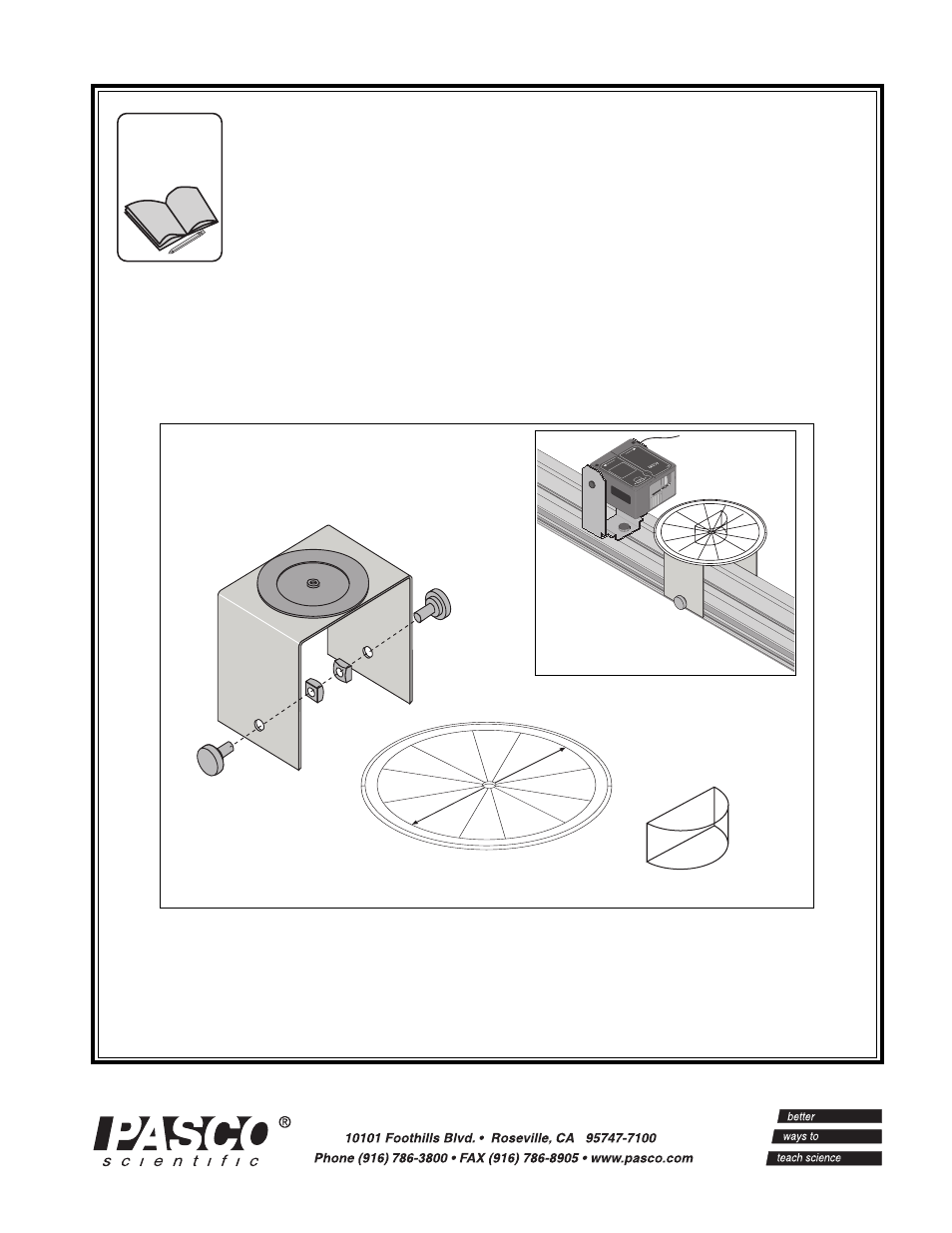 PASCO OS-8536 OPTICS TABLE User Manual | 22 pages