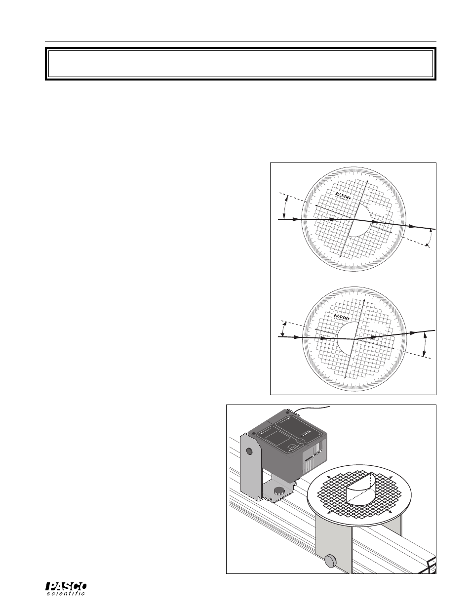 Experiment 1: reversibility, Purpose, Procedure | Equipment needed, Figure 1.2, Angle of incidence, Angle of refraction, Figure 1.1 | PASCO OS-8536 OPTICS TABLE User Manual | Page 7 / 22