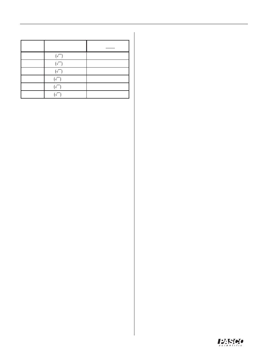 PASCO OS-8524 APERTURE ACCESSORIES User Manual | Page 2 / 4