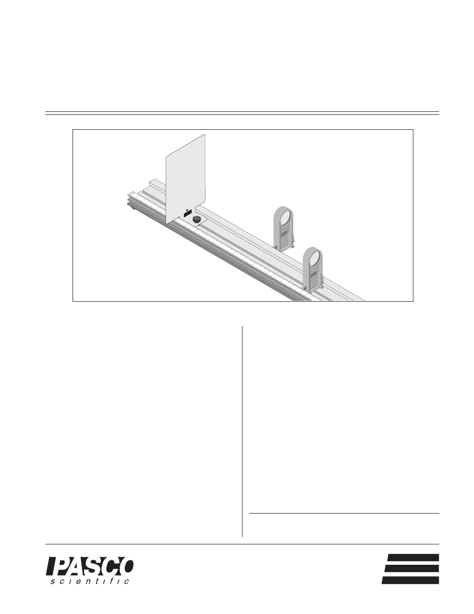 PASCO OS-8518 GEOMETRIC OPTICS KIT User Manual | 2 pages