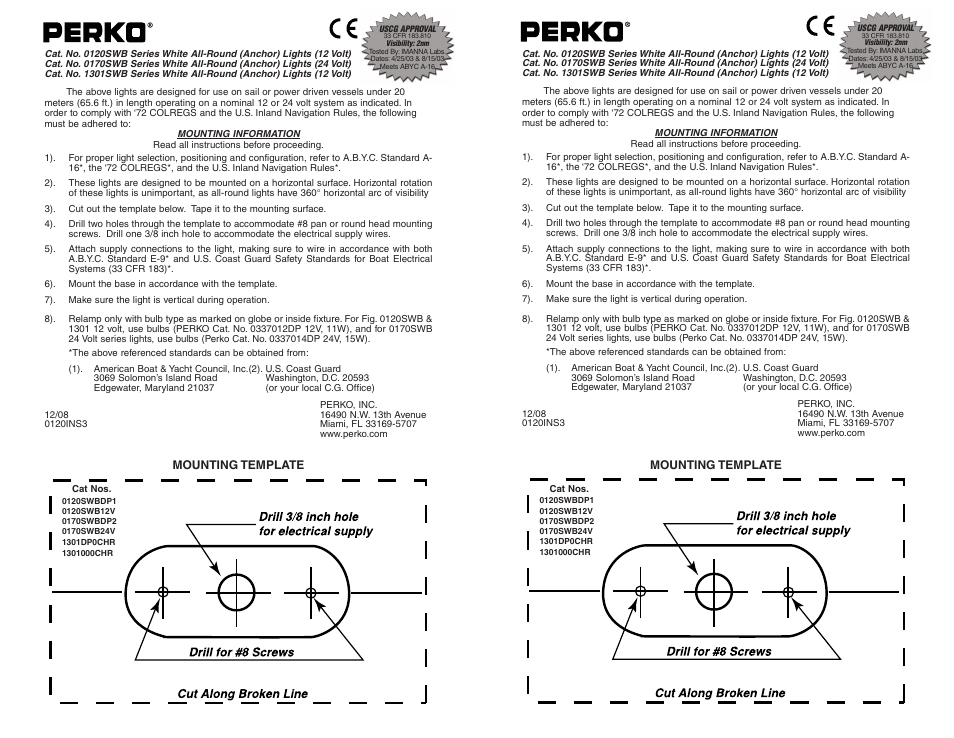 PERKO 1301 User Manual | 1 page