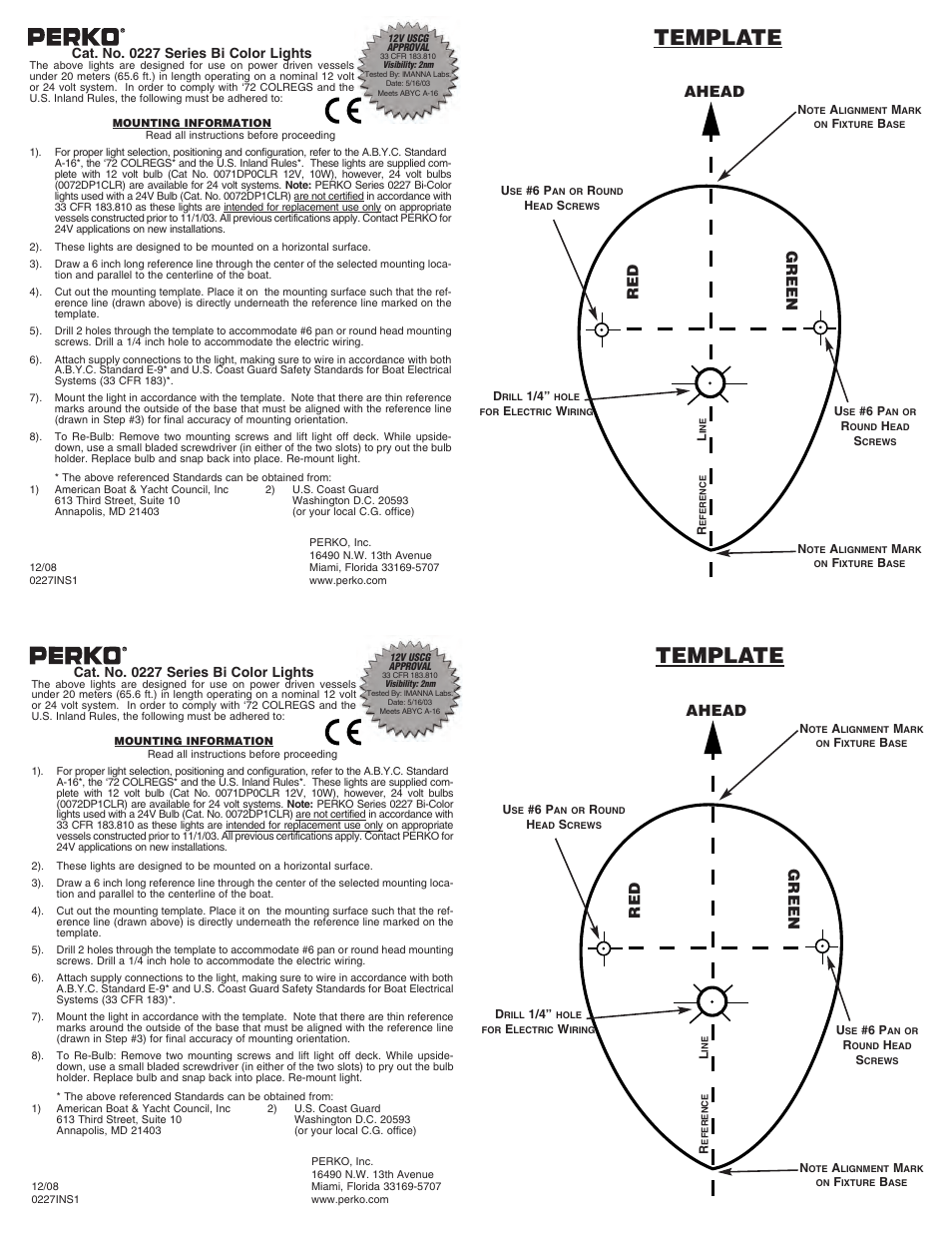 PERKO 0227 User Manual | 1 page