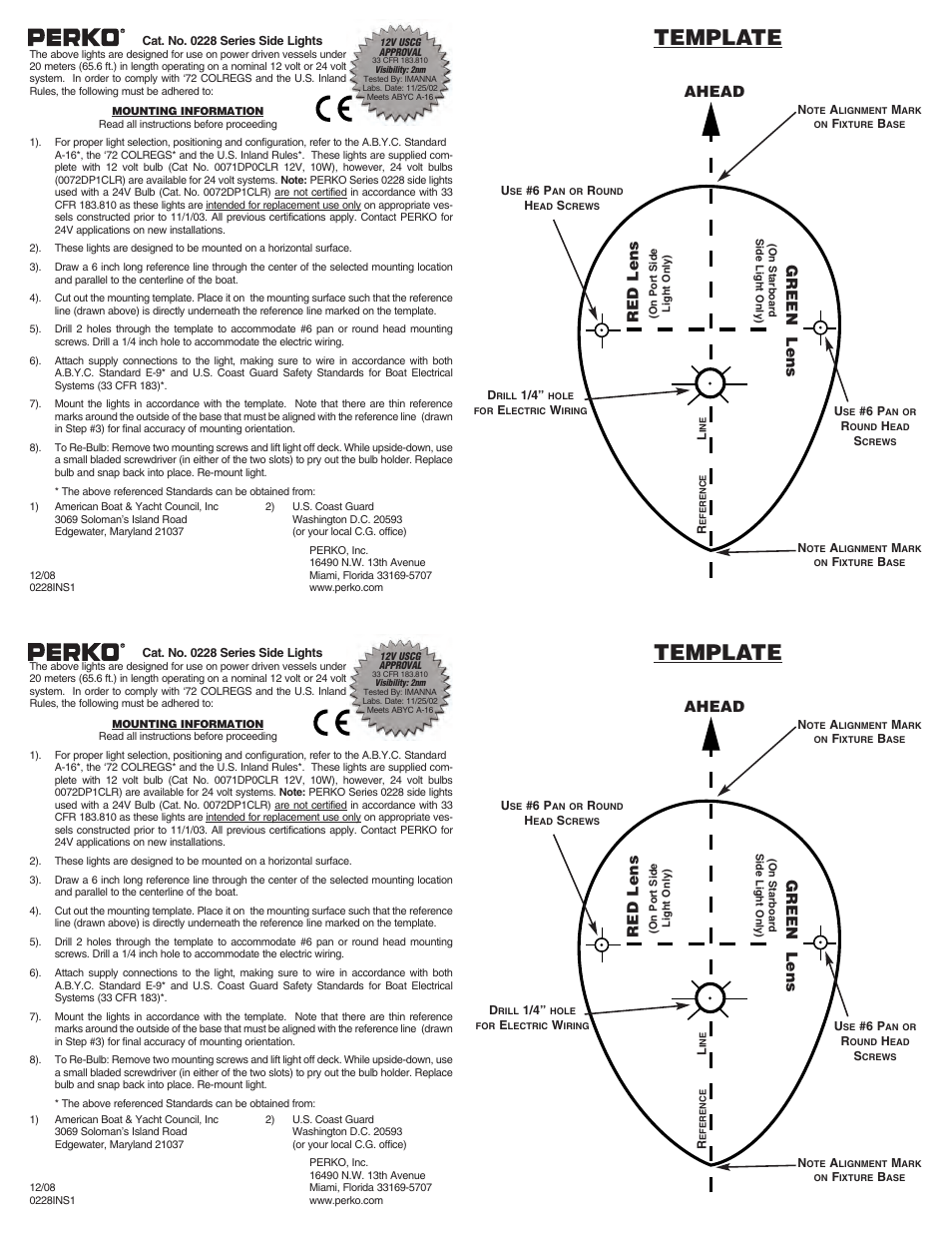 PERKO 0228 User Manual | 1 page