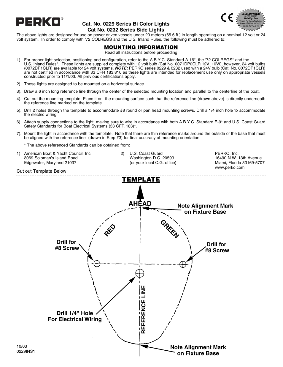 PERKO 0232 User Manual | 1 page