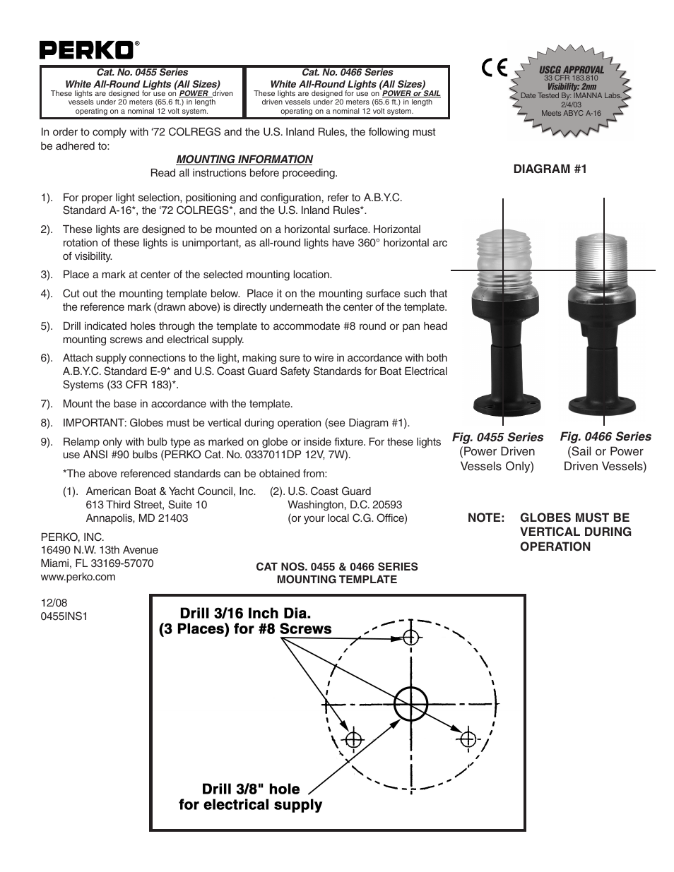 PERKO 0466 User Manual | 1 page