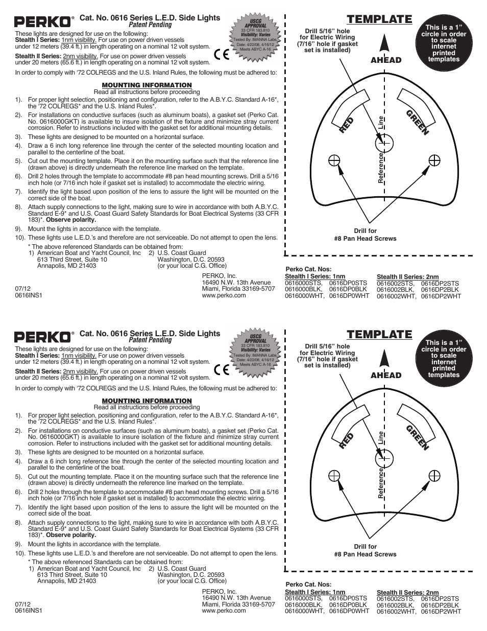 PERKO 0616 User Manual | 1 page
