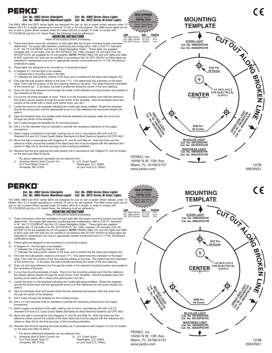 PERKO 0972 User Manual | 2 pages