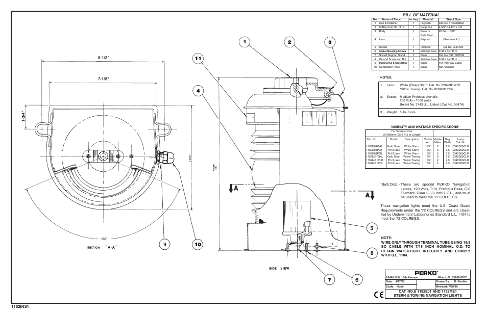 PERKO 1152 User Manual | 2 pages