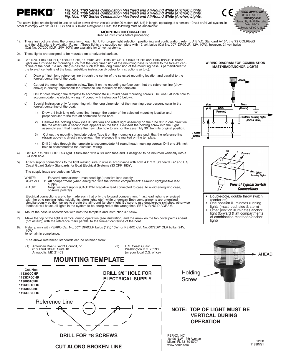 PERKO 1197 User Manual | 1 page