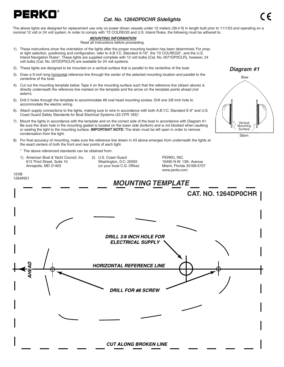 PERKO 1264 User Manual | 1 page