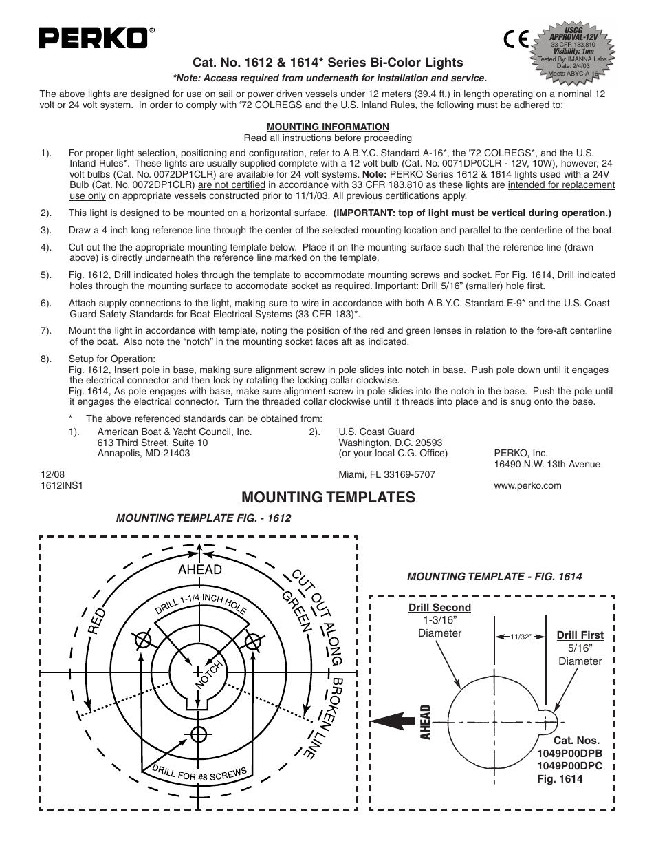 PERKO 1614 User Manual | 1 page