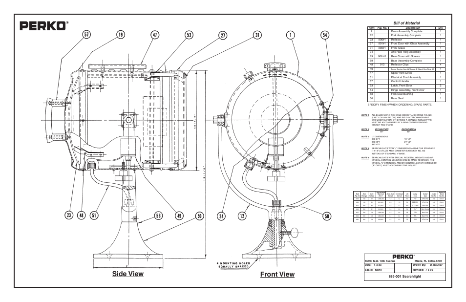 PERKO 0883 User Manual | 3 pages