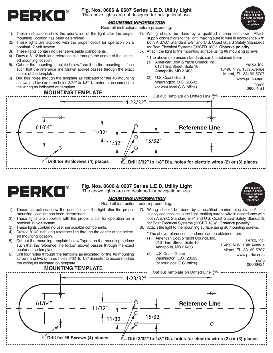 PERKO 0607 User Manual | 1 page