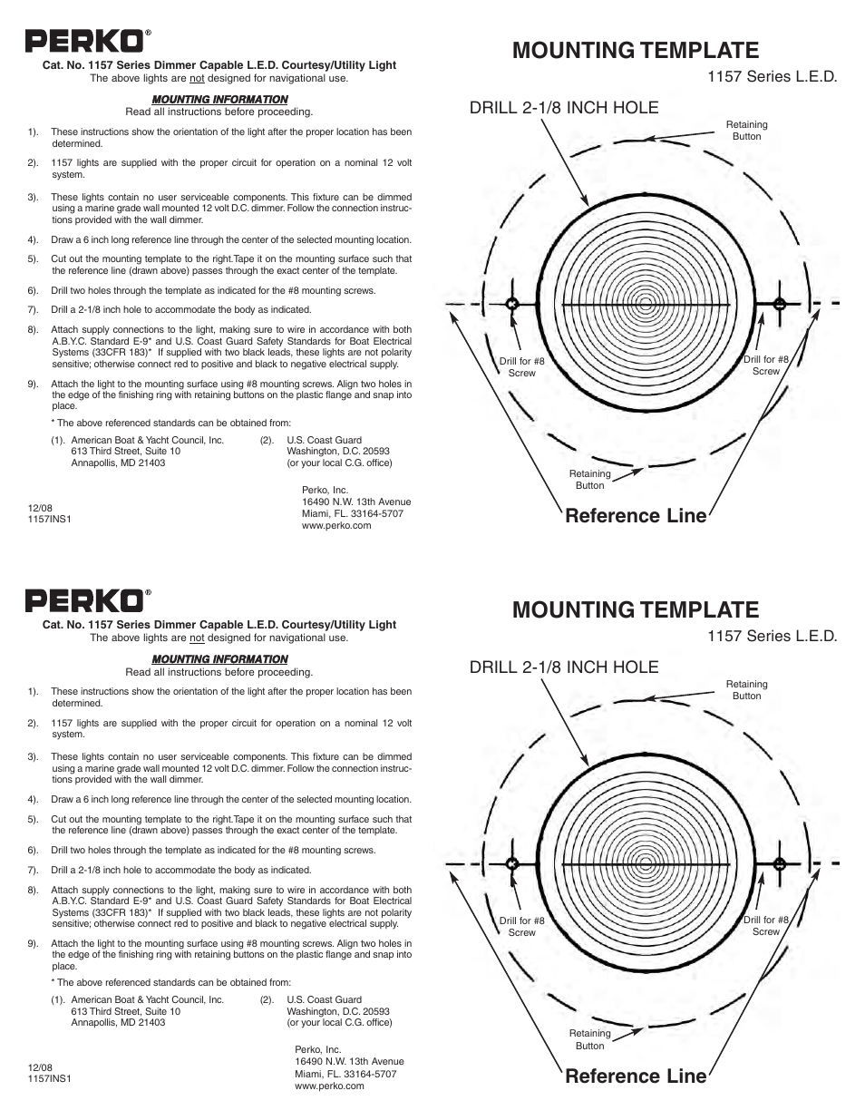 PERKO 1157 User Manual | 1 page