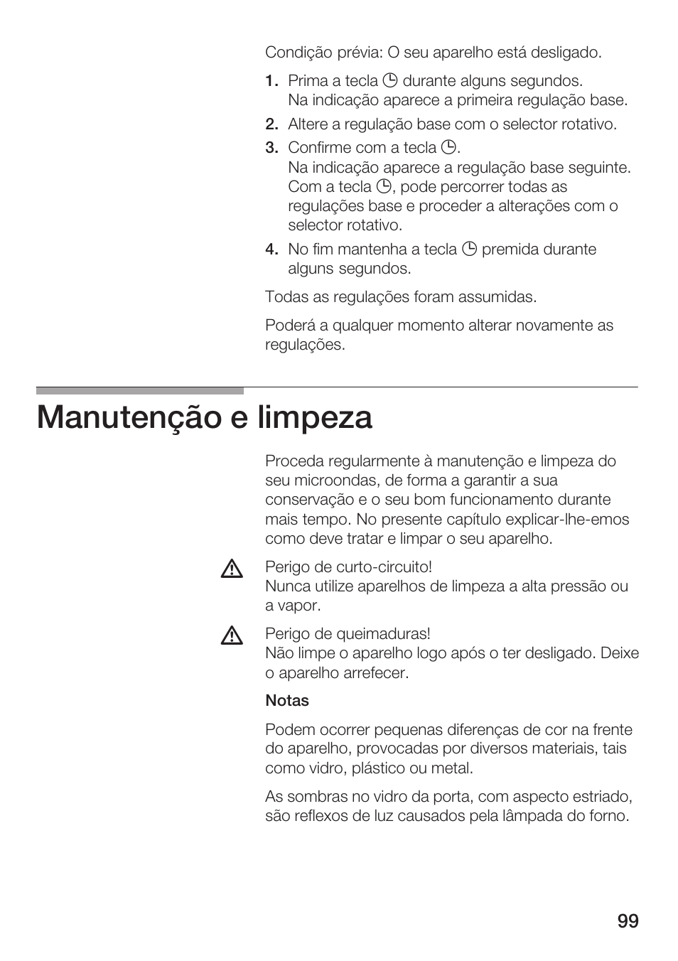 Manutenção e limpeza | Bosch HMT 85ML63 User Manual | Page 99 / 152