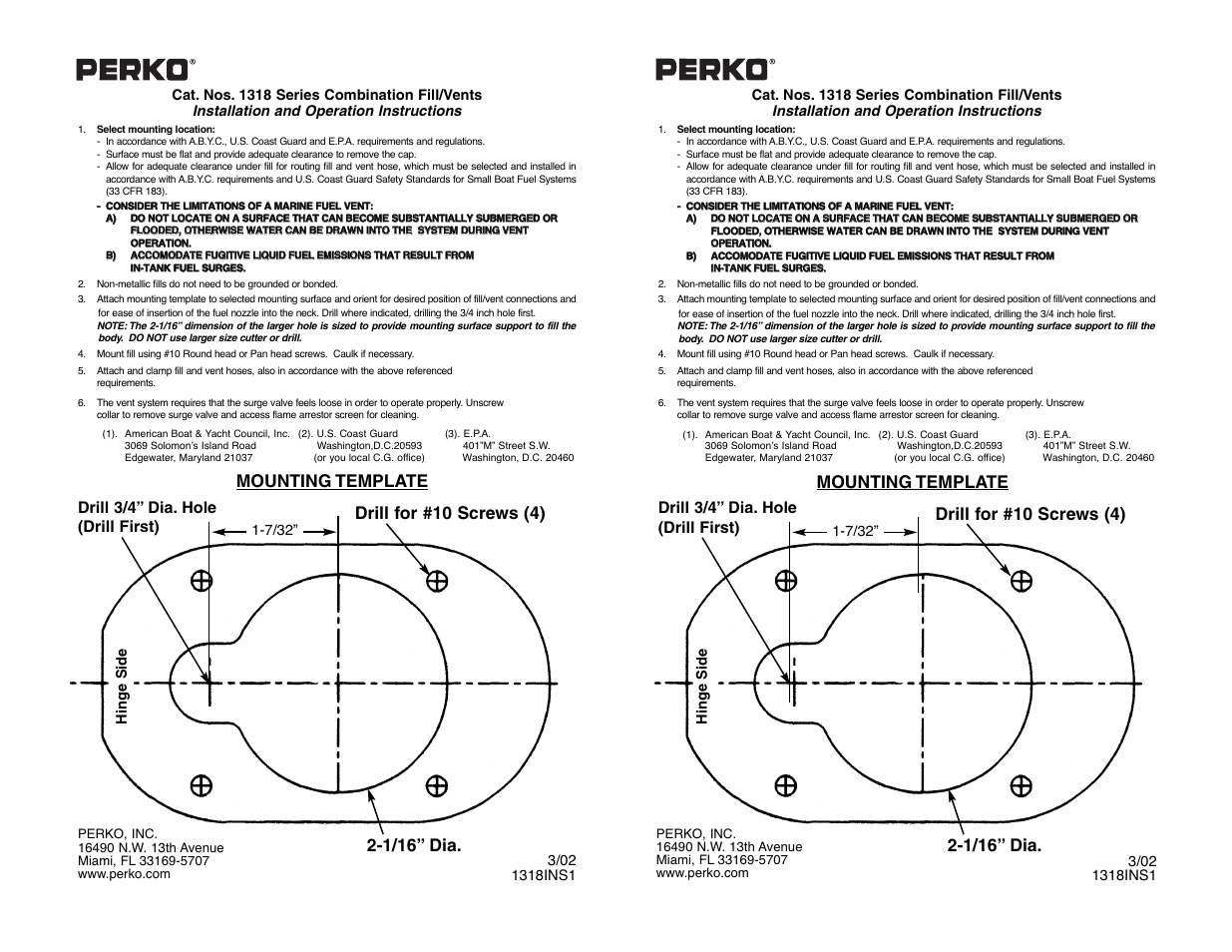 PERKO 1318 User Manual | 1 page