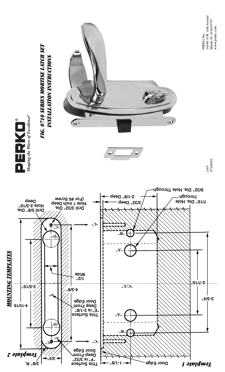 PERKO 0710 User Manual | 2 pages