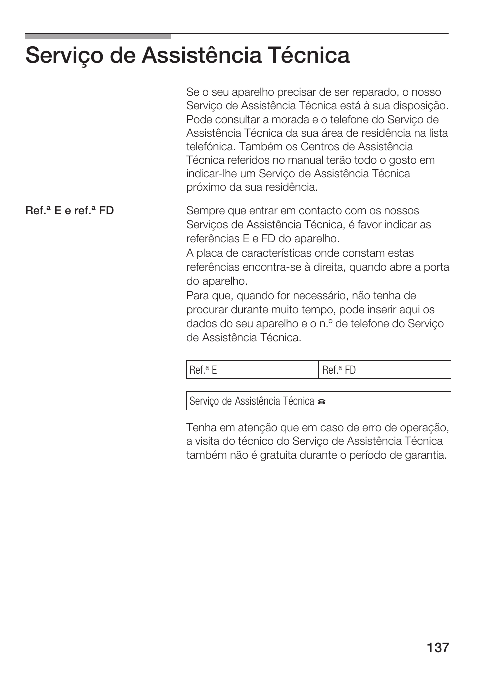 Serviço de assistência técnica | Bosch HMT 85GL53 User Manual | Page 137 / 204