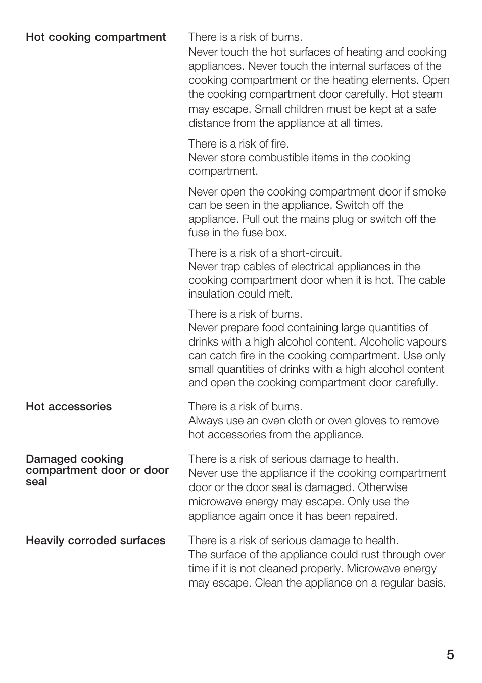 Bosch HMT 85GL53 User Manual | Page 5 / 204