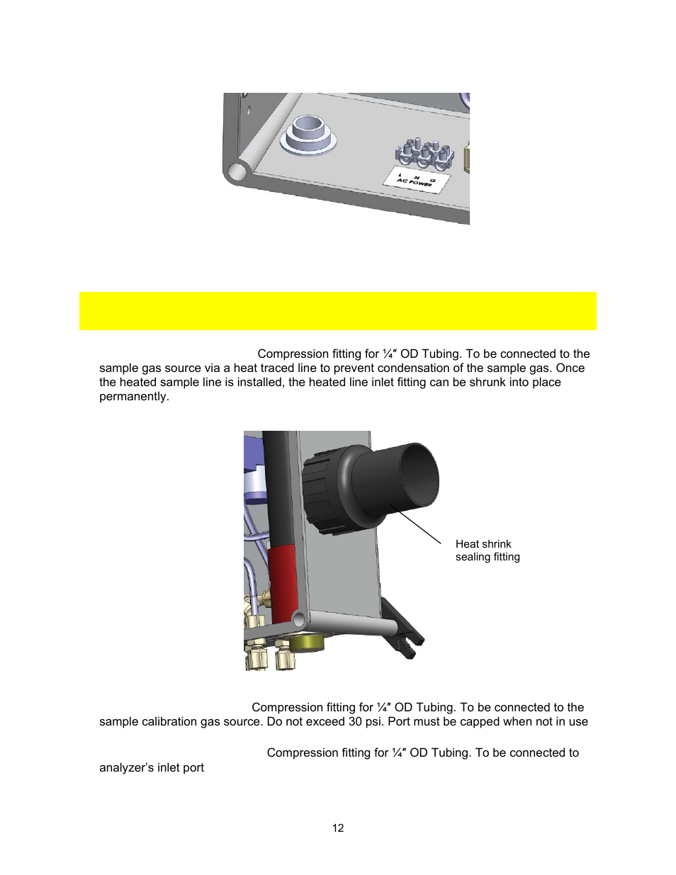 Mechanical connections | Perma Pure Micro-GASS UG-1212 User Manual | Page 12 / 29