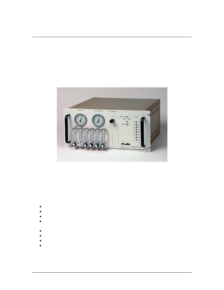 Escription | Perma Pure Baldwin 3300 FLow Control Drawer User Manual | Page 4 / 16
