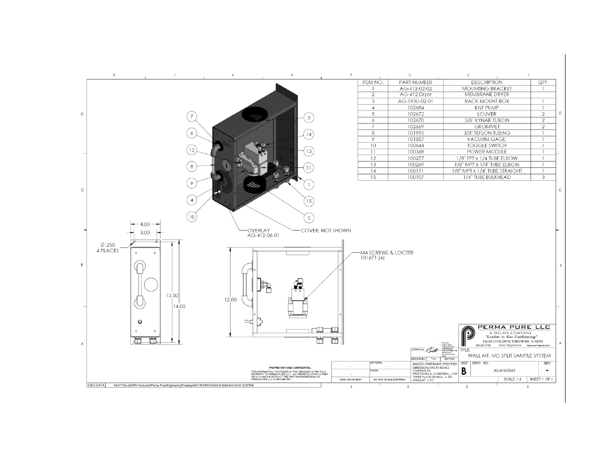 Perma Pure MDSS (LLC Integrator Series) User Manual | Page 20 / 23