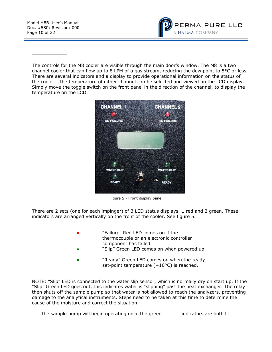 Perma pure llc | Perma Pure Baldwin-Series M8B User Manual | Page 10 / 27