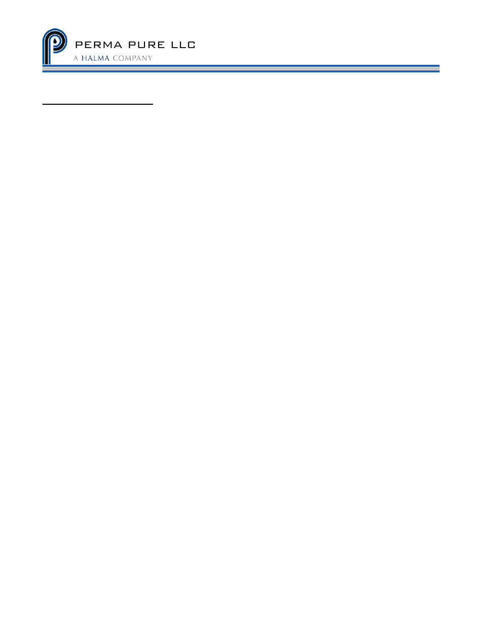 Perma pure llc | Perma Pure Baldwin-Series M8B User Manual | Page 17 / 27