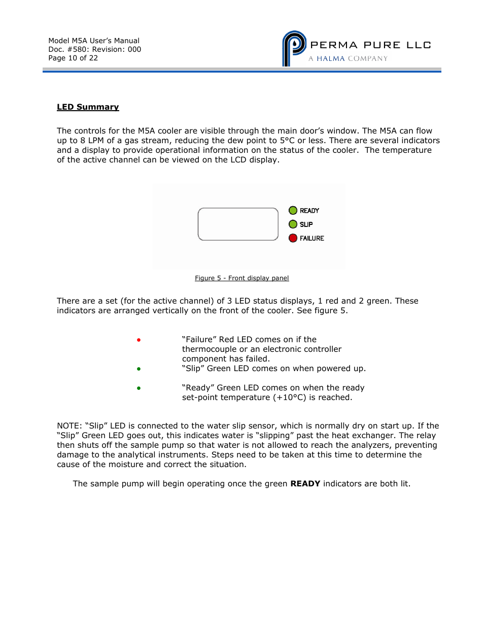 Perma pure llc | Perma Pure Baldwin-Series M5A User Manual | Page 10 / 27