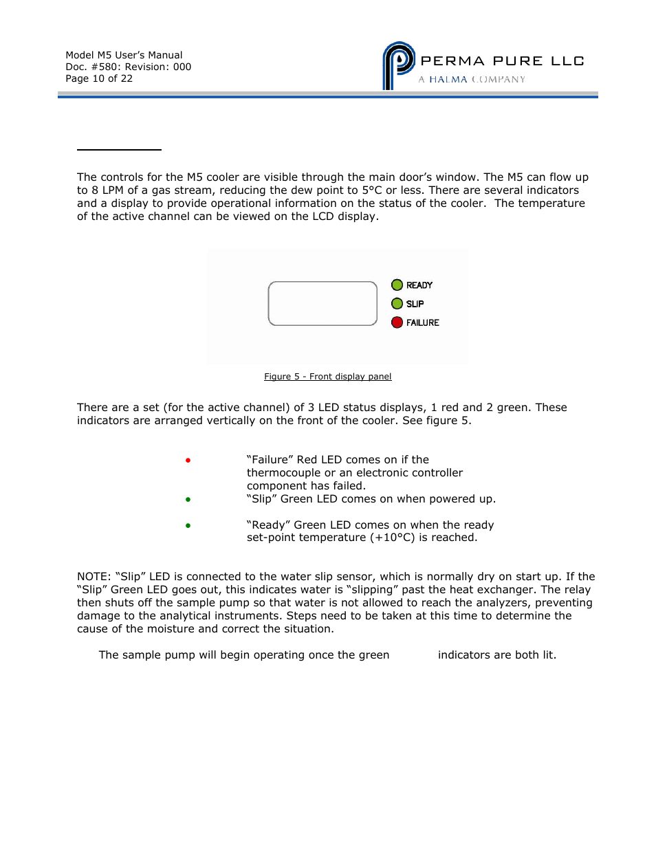 Perma pure llc | Perma Pure Baldwin-Series M5 User Manual | Page 10 / 27