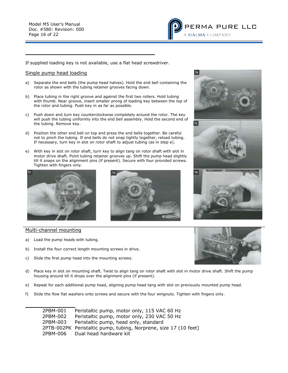 Perma pure llc | Perma Pure Baldwin-Series M5 User Manual | Page 16 / 27