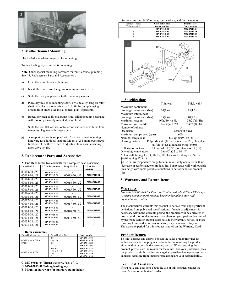 Perma Pure Baldwin-Series M325 User Manual | Page 43 / 45