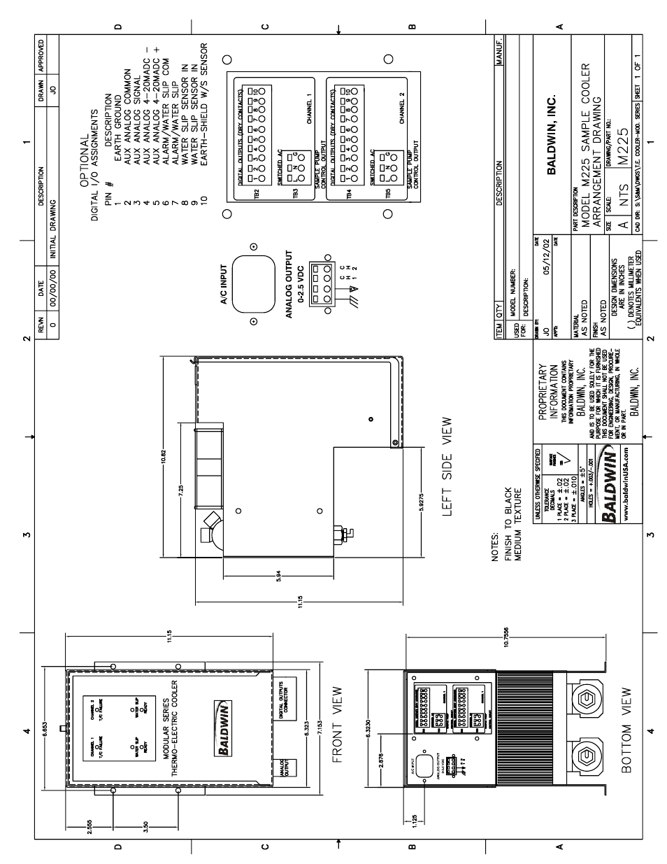 Perma Pure Baldwin-Series M225 User Manual | Page 22 / 40