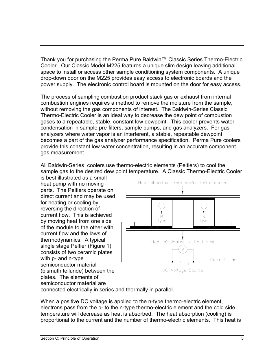 Perma Pure Baldwin-Series M225 User Manual | Page 5 / 40