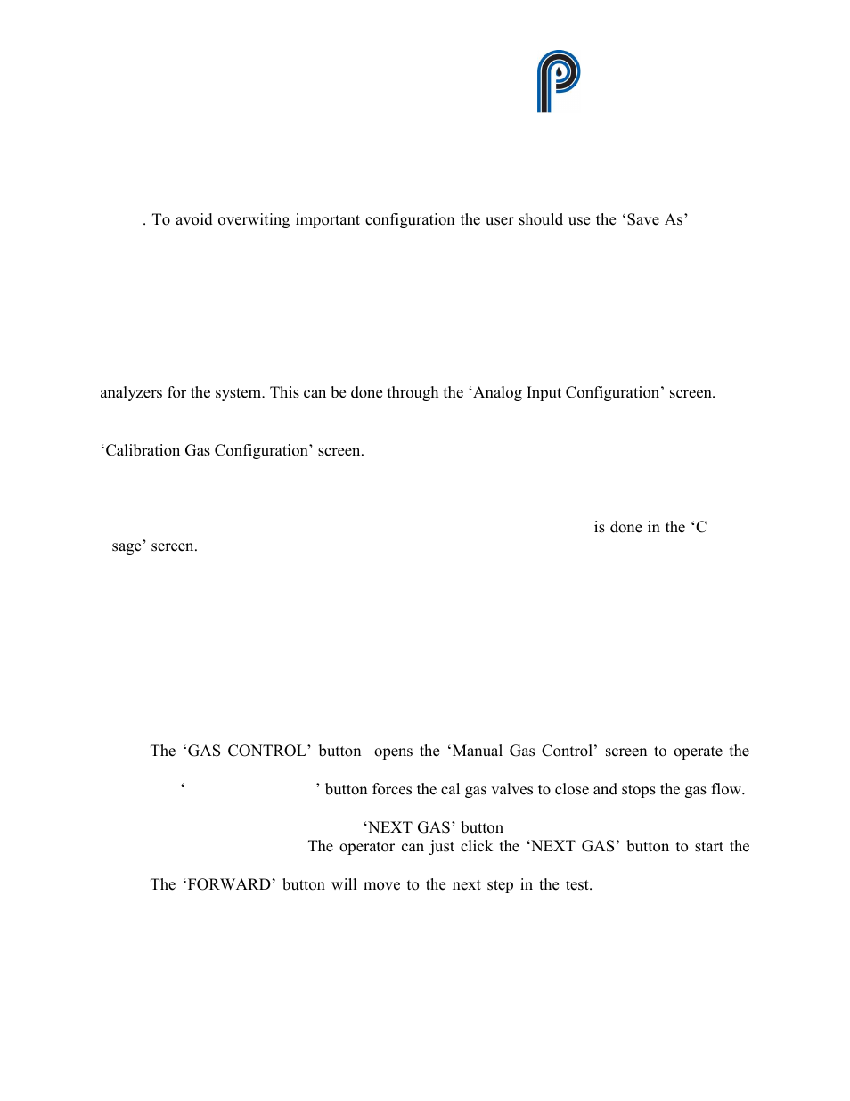 Program operation, Manual test operation, Ratamation v2.0 user manual perma pure llc | Perma Pure RATAMATION V2.0 User Manual | Page 20 / 57