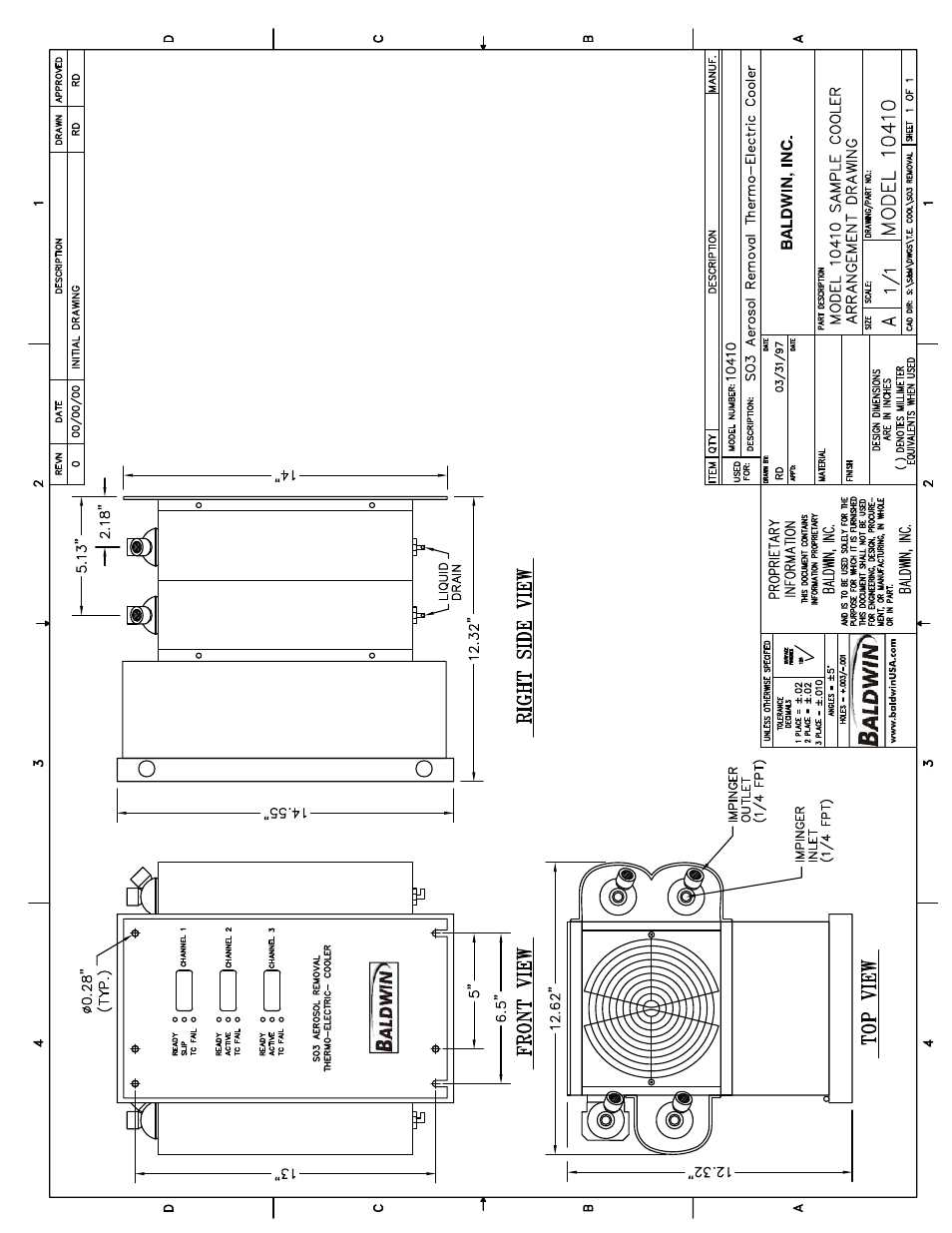 Perma Pure Baldwin-Series 10410 User Manual | Page 18 / 36