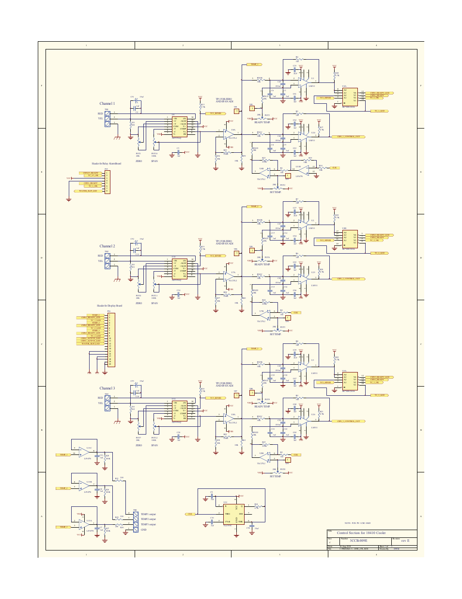 Channel 1, Channel 2, Channel 3 | Perma Pure Baldwin-Series 10410 User Manual | Page 22 / 36