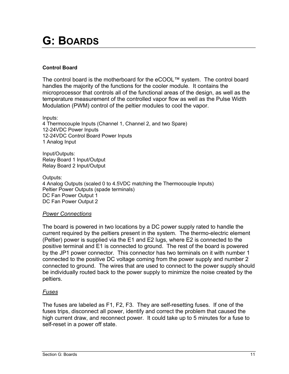 G: b, Oards | Perma Pure Baldwin-Series MP5400 User Manual | Page 10 / 26