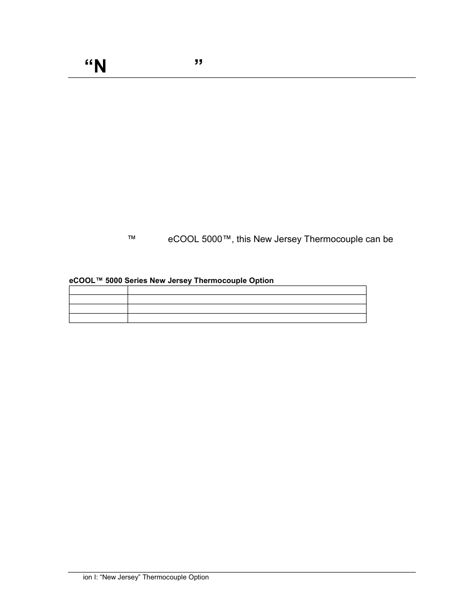 I: “new jersey” thermocouple option, Ersey, Hermocouple | Ption | Perma Pure eCOOL 5000 Series User Manual | Page 18 / 25