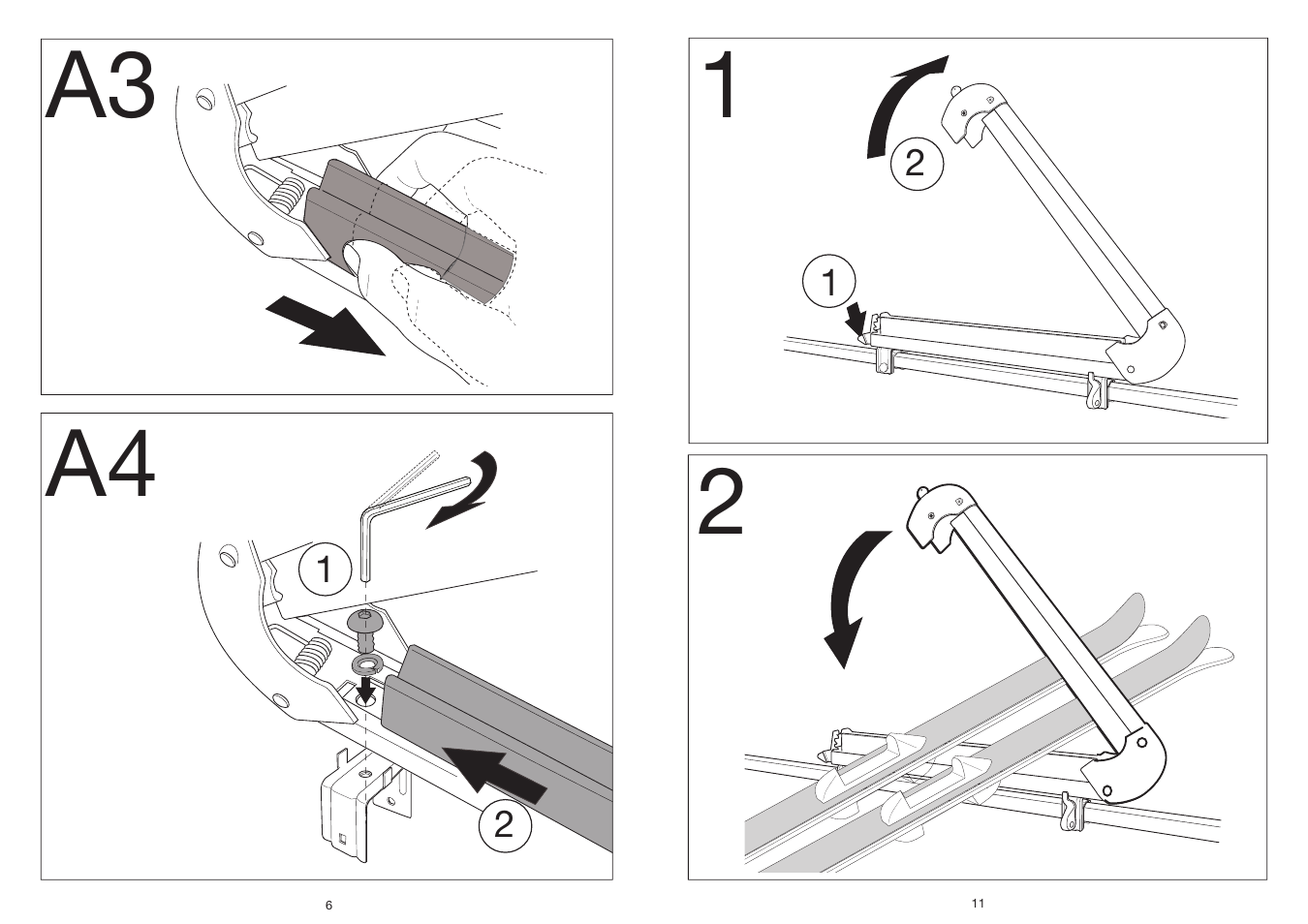 A3 a4 | Perrycraft MB Everest - McKinley Ski Carrier User Manual | Page 6 / 8