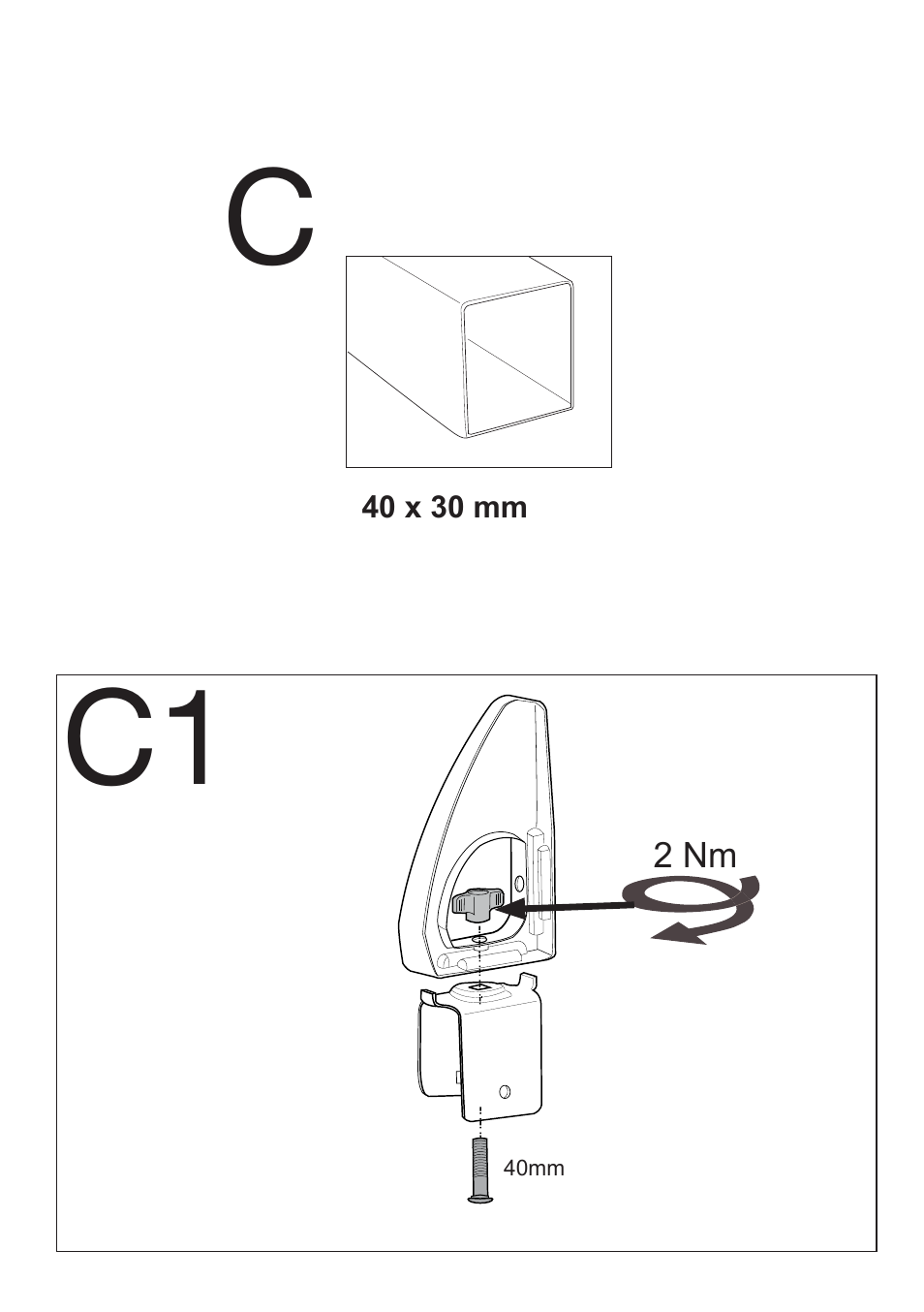C1 c | Perrycraft MB Odin Load Supports User Manual | Page 10 / 12