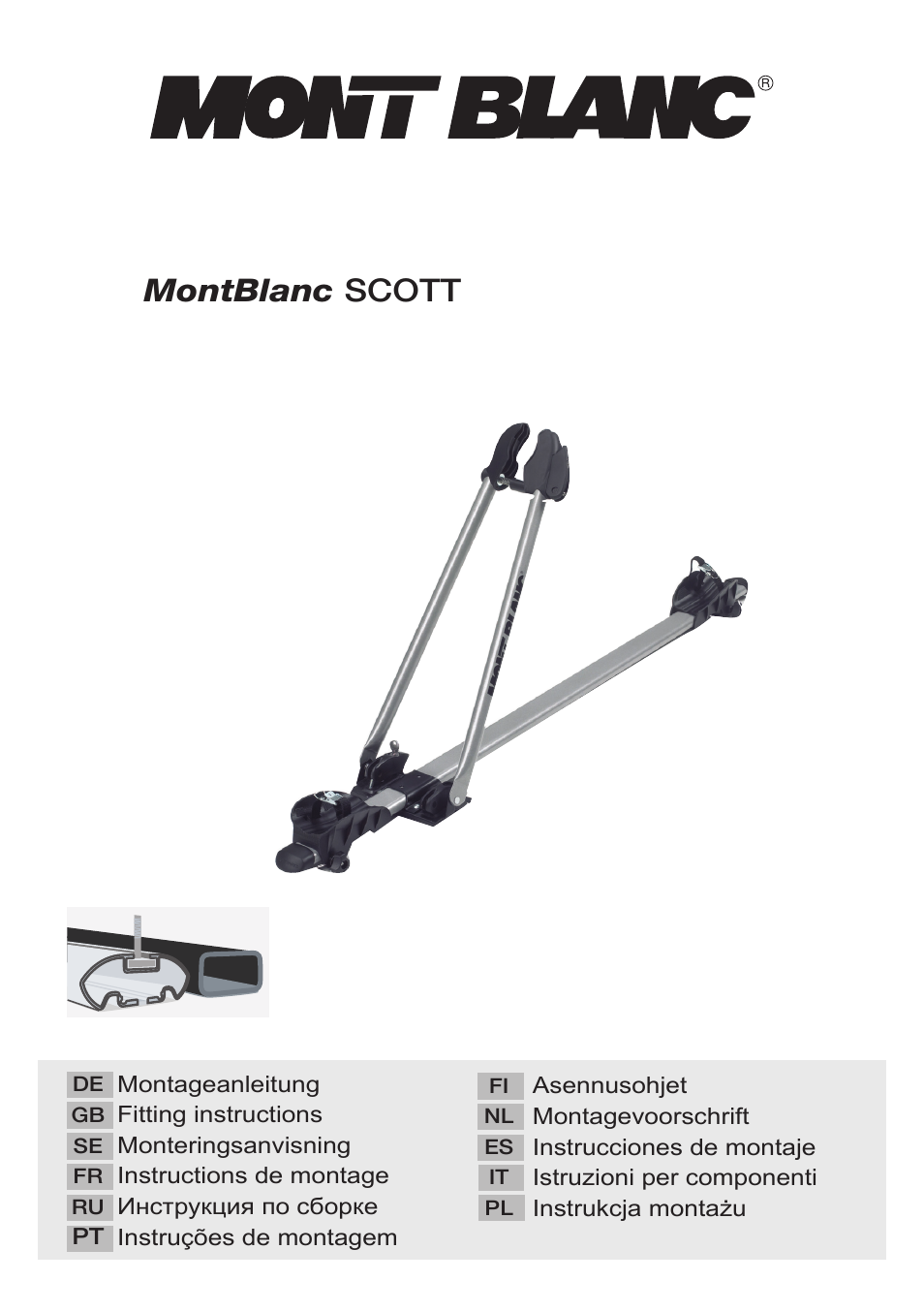 Perrycraft MB Scott Bike Carrier User Manual | 12 pages
