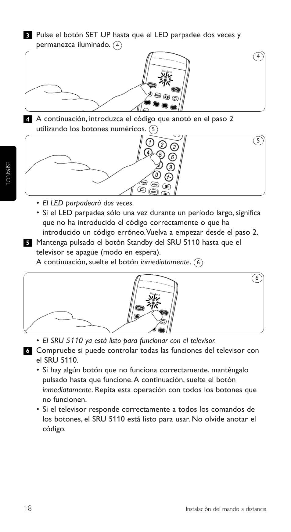 Philips SRU5110 User Manual | Page 18 / 73