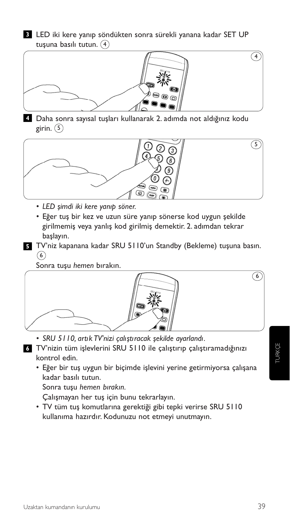 Philips SRU5110 User Manual | Page 39 / 73