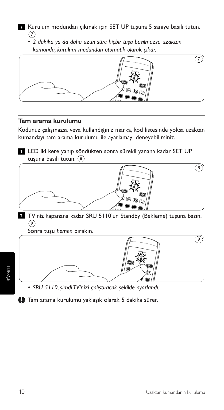 Philips SRU5110 User Manual | Page 40 / 73