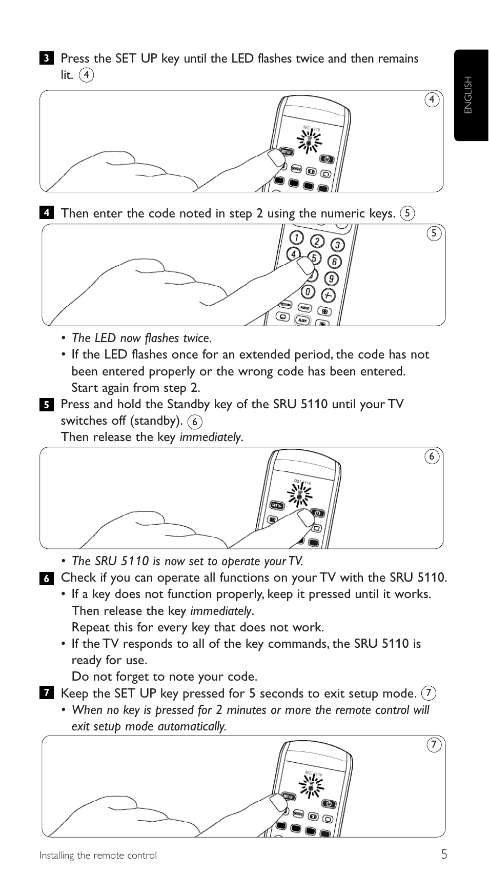 Philips SRU5110 User Manual | Page 5 / 73