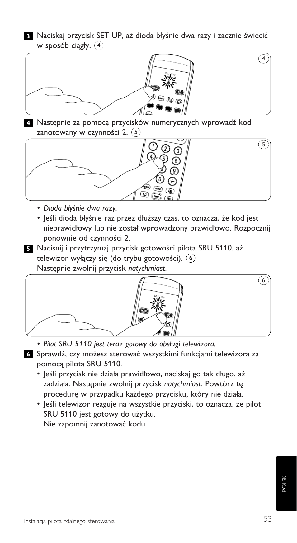 Philips SRU5110 User Manual | Page 53 / 73
