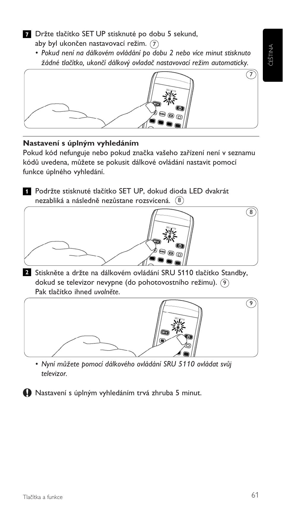 Philips SRU5110 User Manual | Page 61 / 73