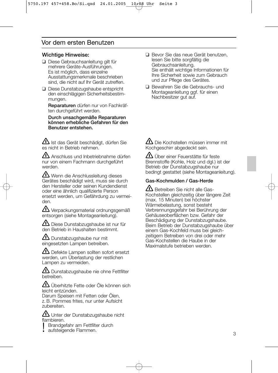 Bosch DHL575B grau-metallic Lüfterbaustein 50 cm User Manual | Page 4 / 100